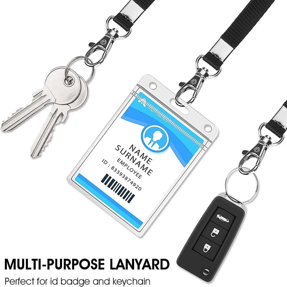 Lanyard Badge Holder - Porte-cartes d'identité avec cordon, fournitures scolaires
