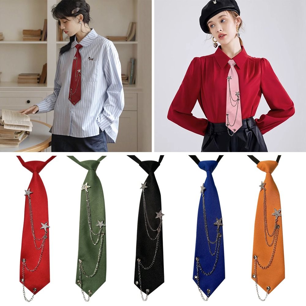 Bow Tie Pre Tied - Cravate JK pré-attachée à la mode,