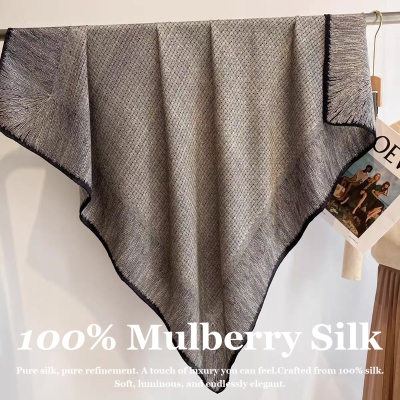 Écharpe en soie véritable surd - Pashmina Wrap Large avis et prix