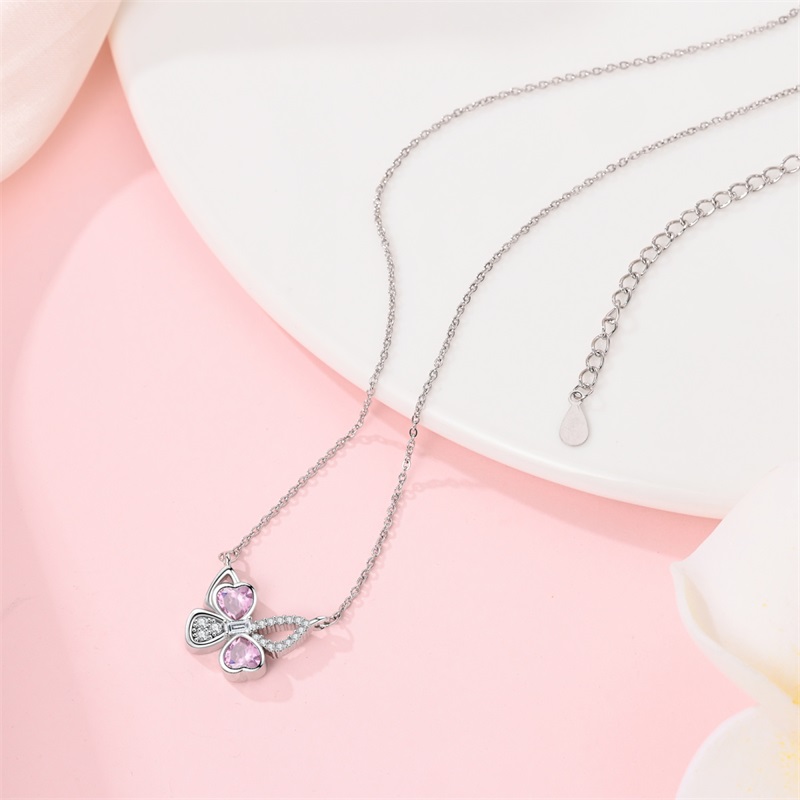 Collier papillon en argent Ste - Tie Clip Silver avis et prix