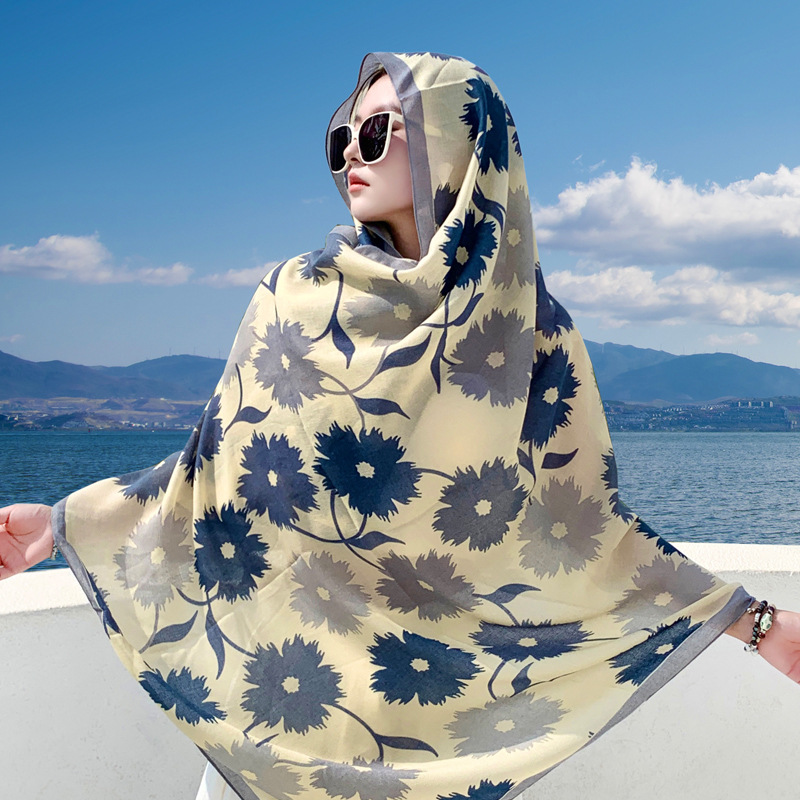Châle en pashmina imprimé styl - Pashmina Wrap Large avis et prix