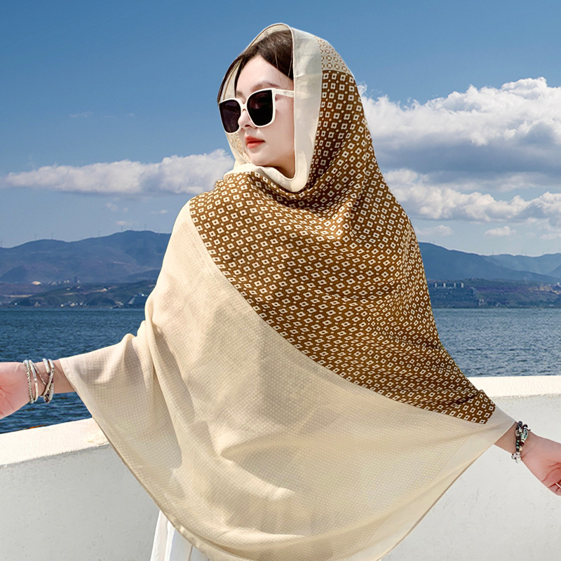 Châle en pashmina imprimé styl - Pashmina Wrap Large avis et prix