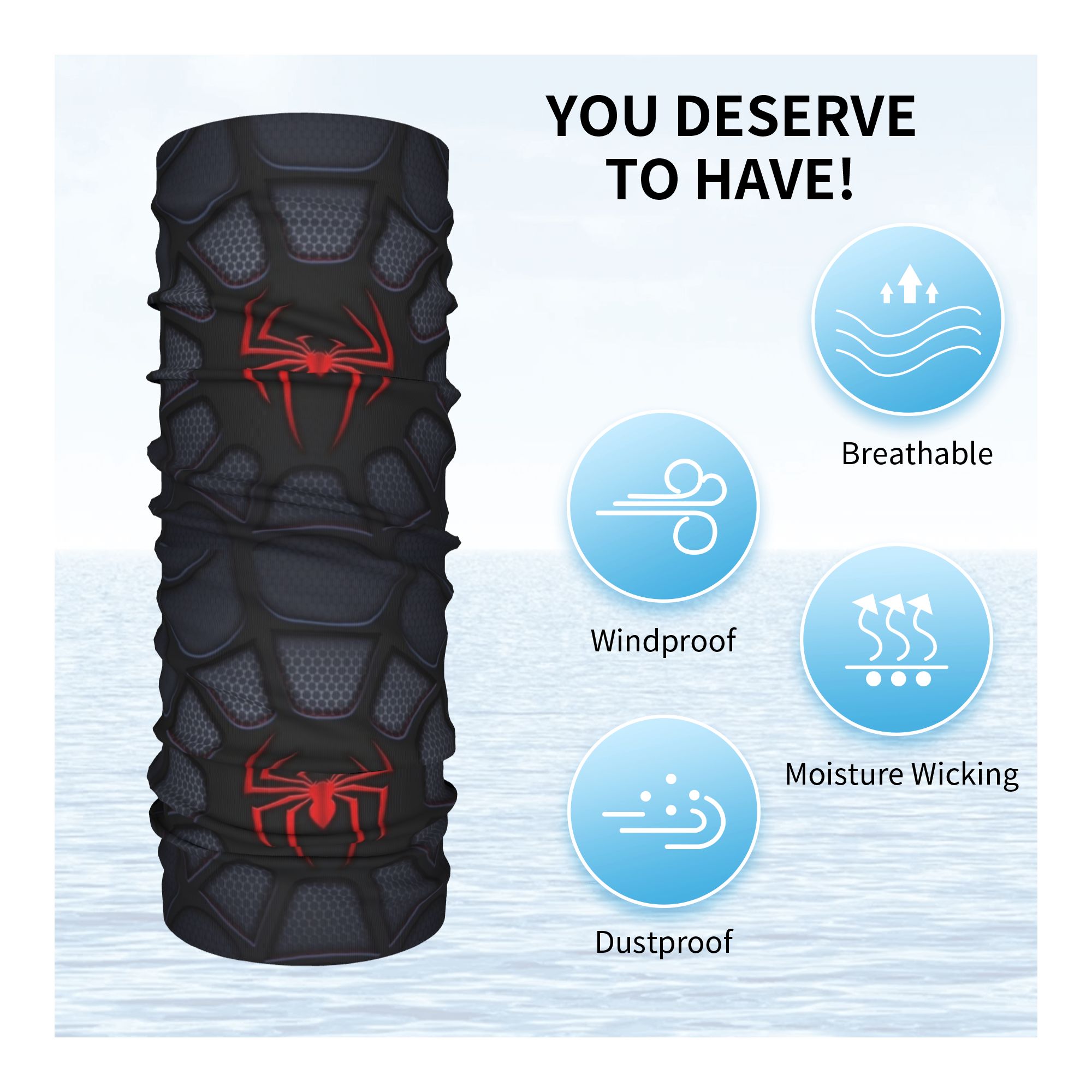 Araignée hiver bandeau cou plu - Neck Warmer Tube avis et prix