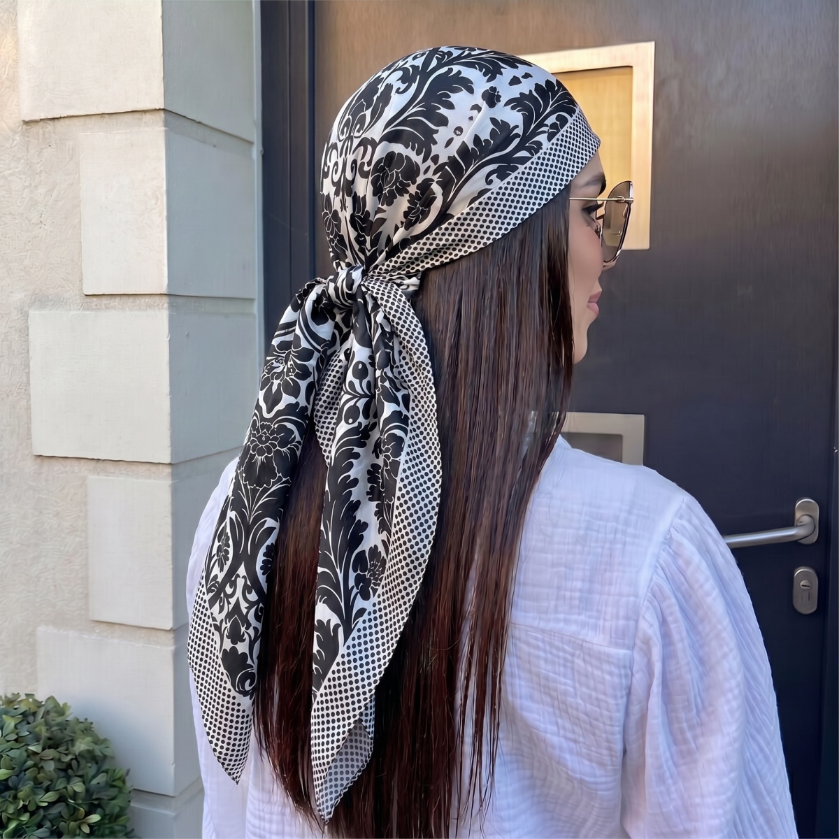 NOUVEAU Foulard Carré en Soie  - Pashmina Wrap Large avis et prix