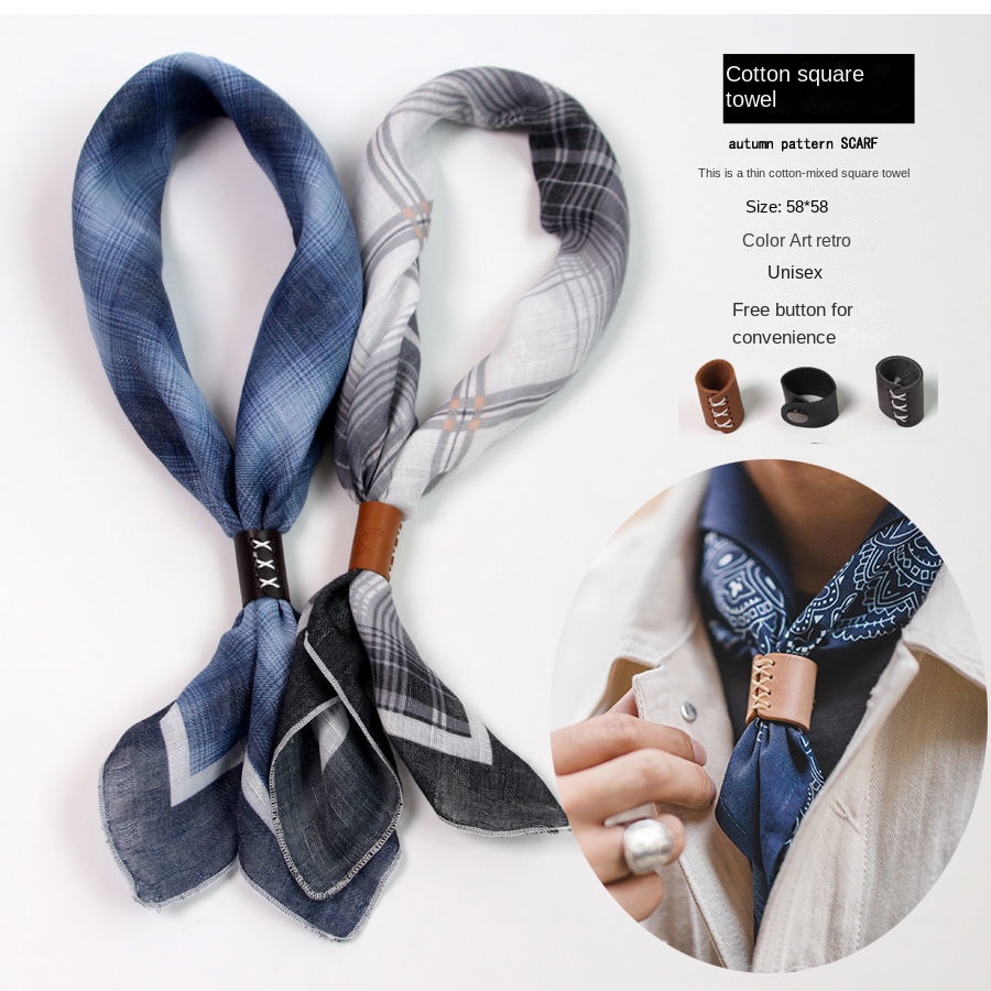 Écharpe carrée pour hommes ave - Ascot Neck Scarf avis et prix