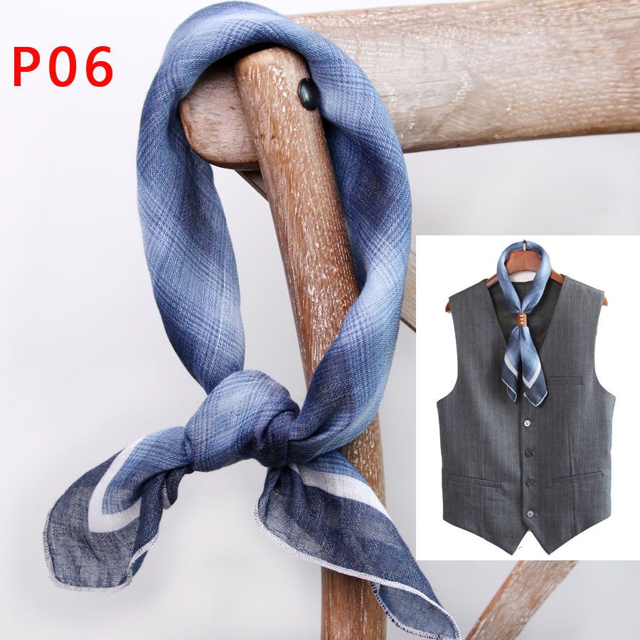 Écharpe carrée pour hommes ave - Ascot Neck Scarf avis et prix