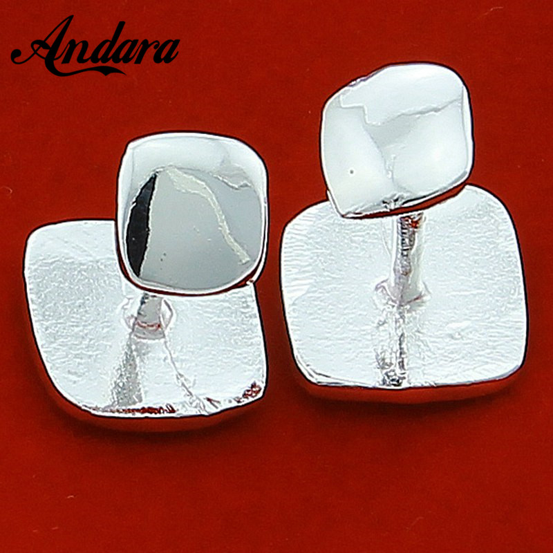 Boutons de manchette carrés en - Tie Clip Silver avis et prix