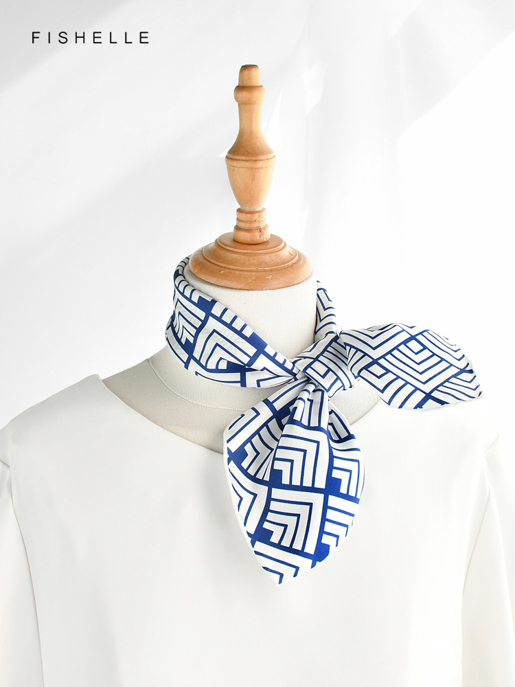 Foulard en soie naturelle pour - Ascot Neck Scarf avis et prix